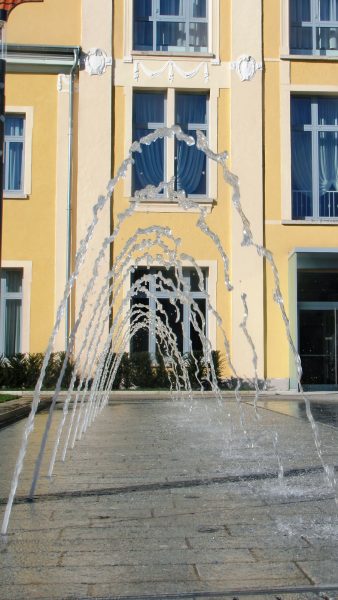 Brunnenmeisterei Weimar, Schreier, Bad Langensalza Jahnplatz Düsenfläche mit Beleuchtung