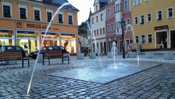 Brunnenmeisterei Weimar, Schreier, Schwarzenberg Marktplatz