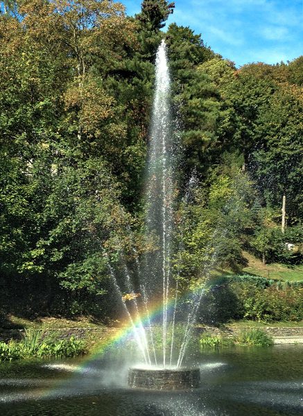 Annaberg Buchholz, Waldschloesschenpark Fontäne