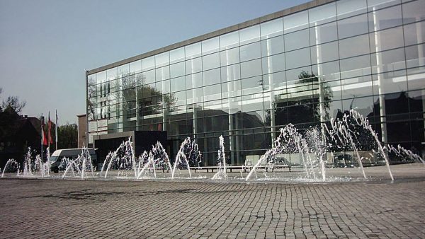 Erfurt Theaterbrunnen Fontainenfeld