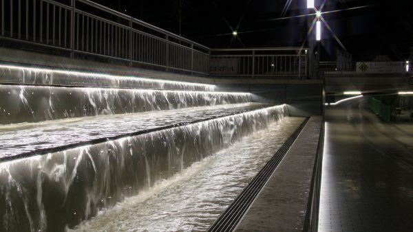 Lippstadt Südertor Wassertreppen Bahnunterführung