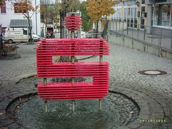 Schleiz Sparkassenbrunnen