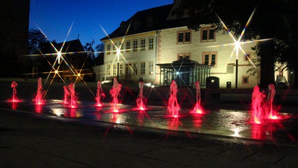 Sömmerda Marktbrunnen mit Power-LED Ansteuerung