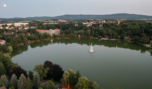 Bad Salzungen Burgsee Schwimmfontäne